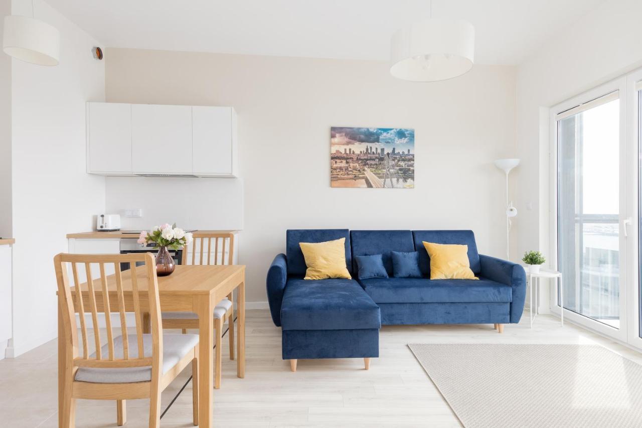 Wola Chic Blue Apartment Varsó Kültér fotó
