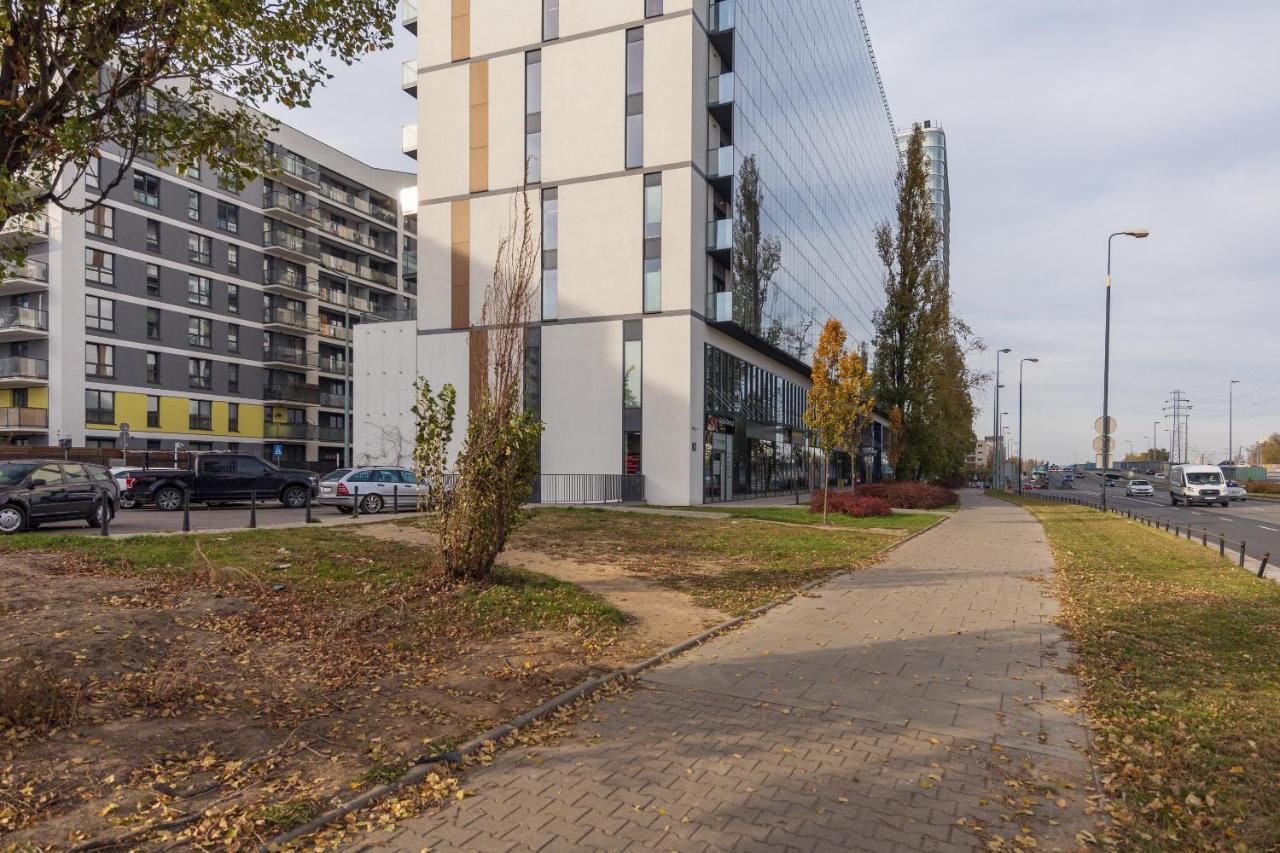 Wola Chic Blue Apartment Varsó Kültér fotó