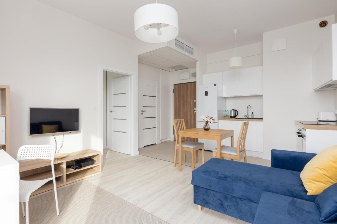 Wola Chic Blue Apartment Varsó Kültér fotó